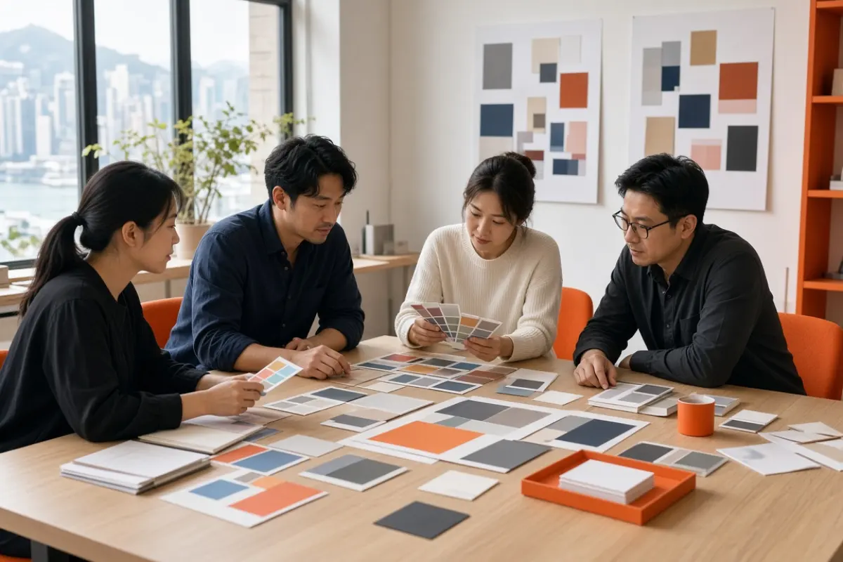 香港數碼營銷團隊在工作坊討論品牌與客戶查詢路徑